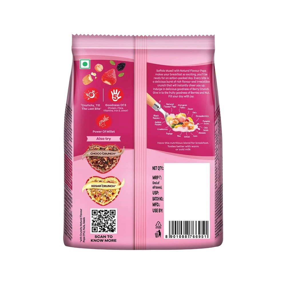 Saffola Muesli Berry Crunch