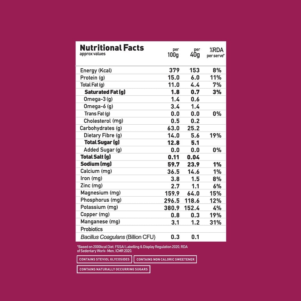 Yoga Bar 0% Added Sugar Super Muesli (400 g)