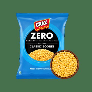 Crax Zero Classic Boondi Salted Namkeen