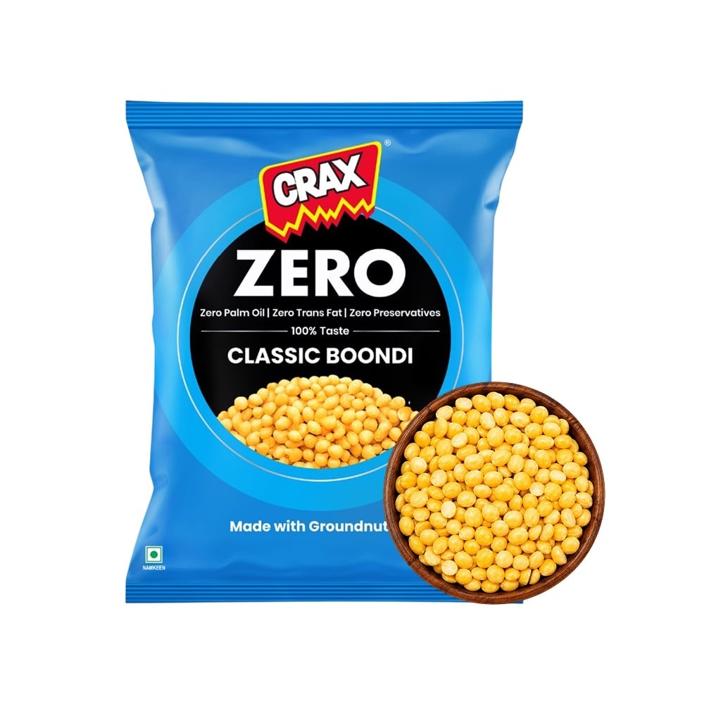 Crax Zero Classic Boondi Salted Namkeen