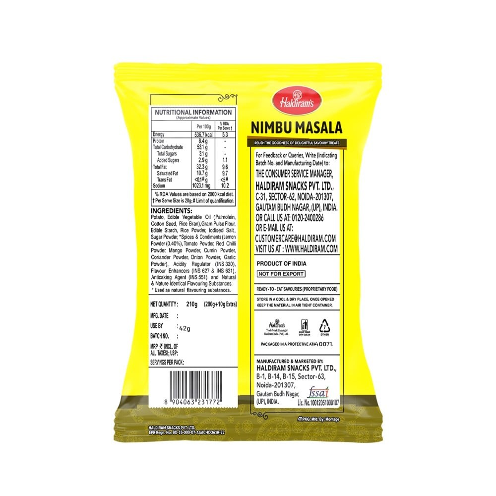 Haldiram's Nimbu Masala Namkeen