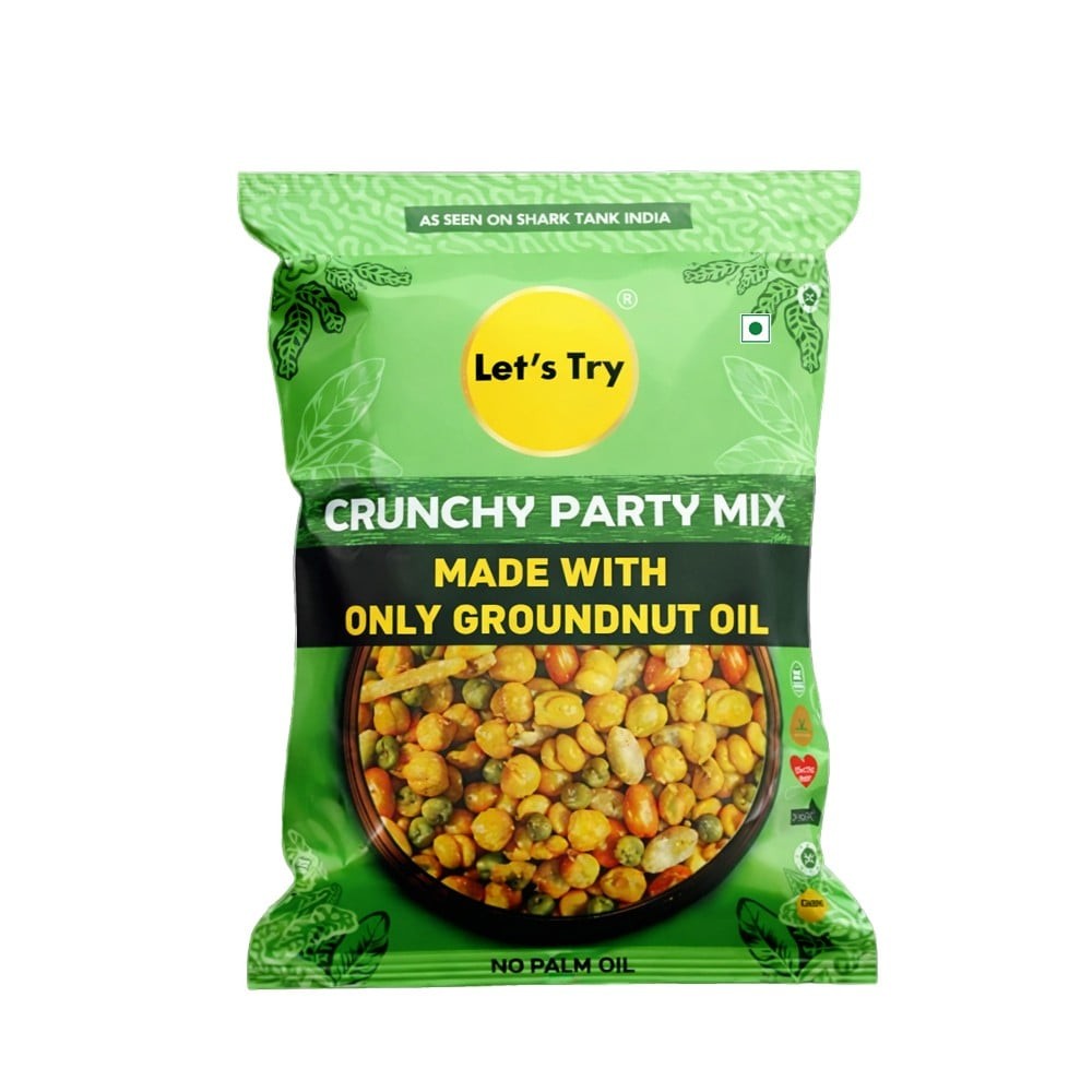 Let's Try Crunchy Party Mix Namkeen Snacks