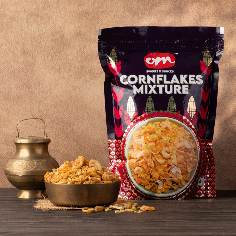 Om Sweets Cornflakes Mixture Namkeen