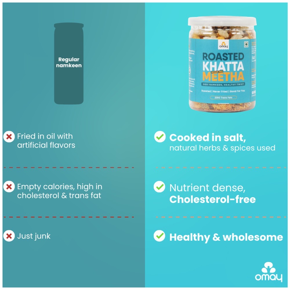 Omay Foods Khatta Meetha Mixture Namkeen