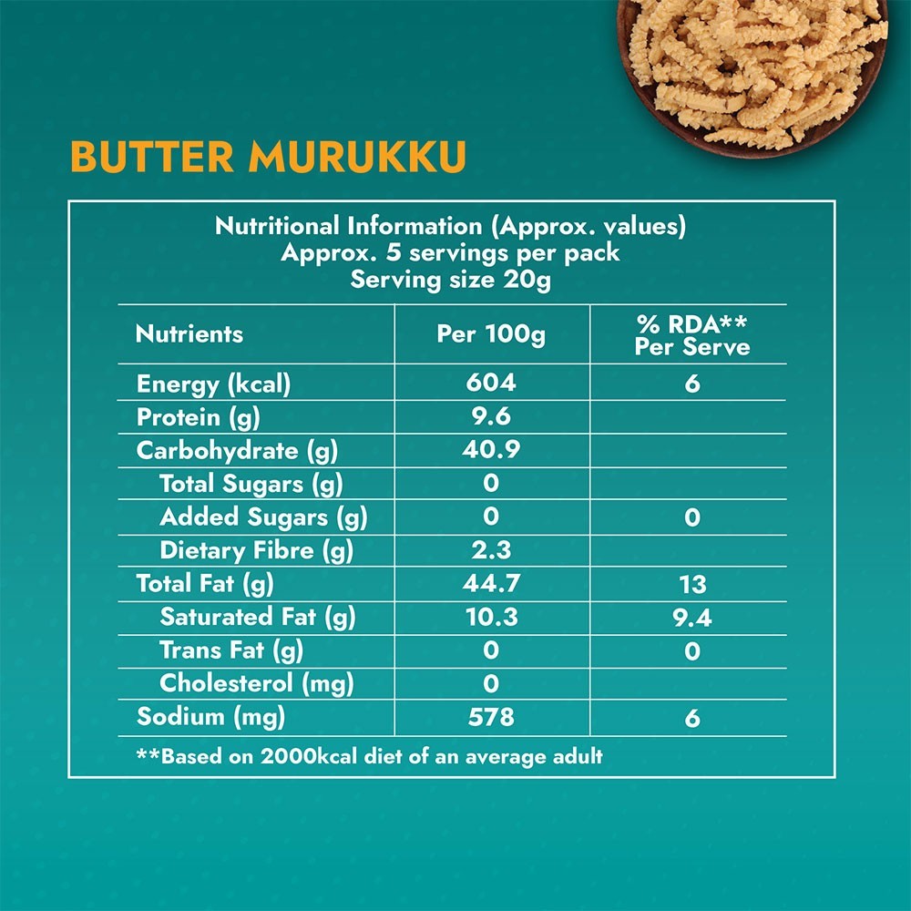 Sweet Karam Coffee Butter Murukku Namkeen