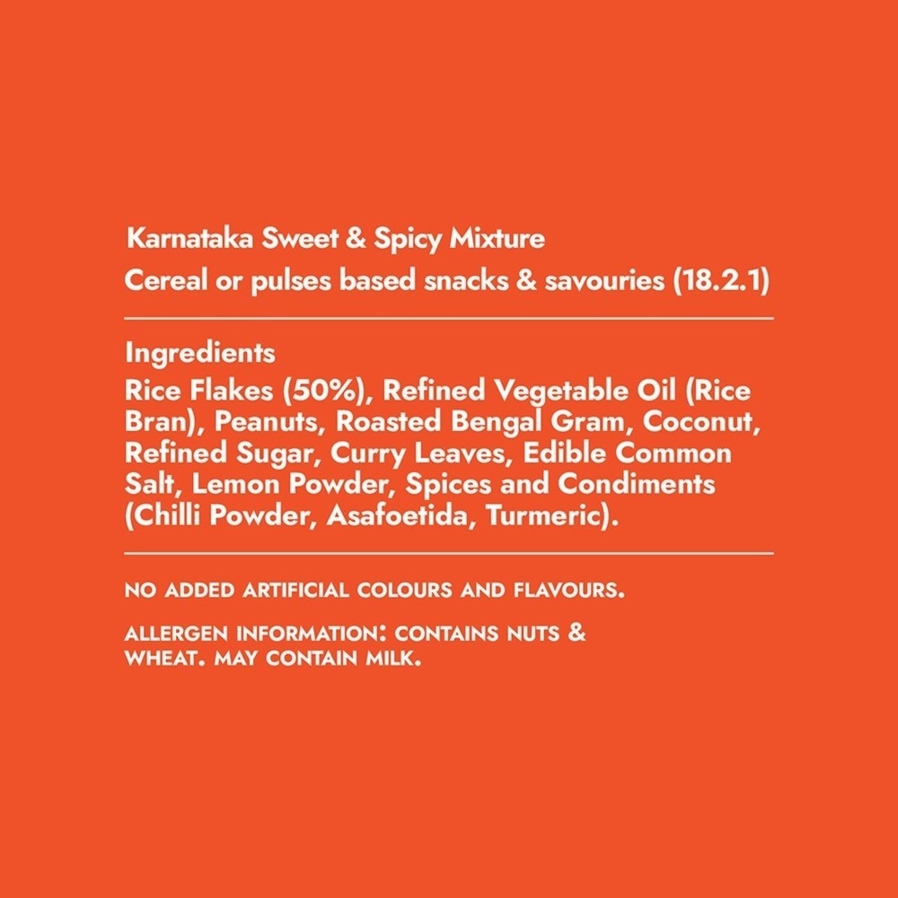 Sweet Karam Coffee Karnataka Sweet & Spicy Mixture Namkeen (Avalakki Mixture)