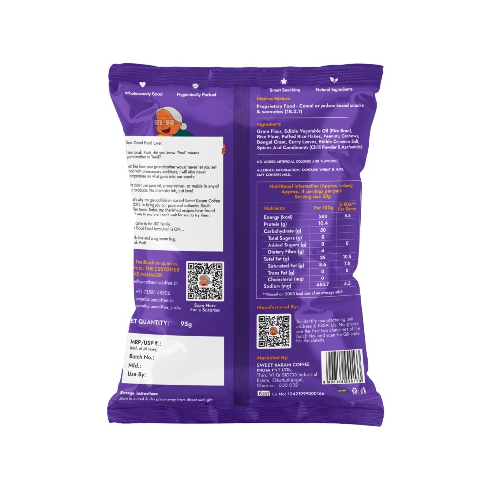 Sweet Karam Coffee Madras Mixture Namkeen Snacks