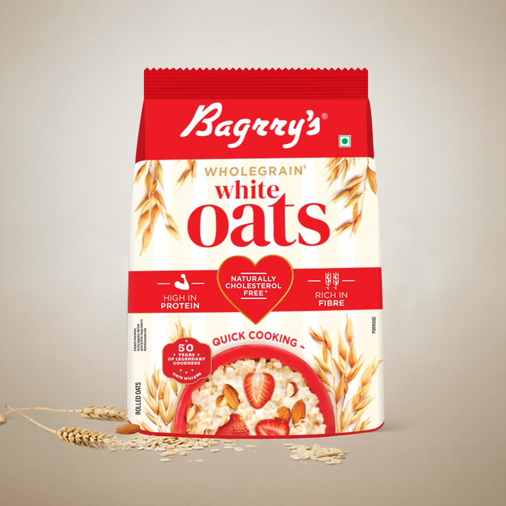 Bagrry's 100% Whole Grain White Instant Oats