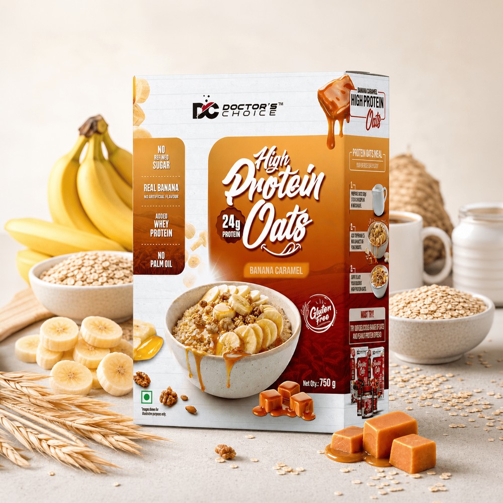 Doctor's Choice High Protein Oats - Banana Caramel