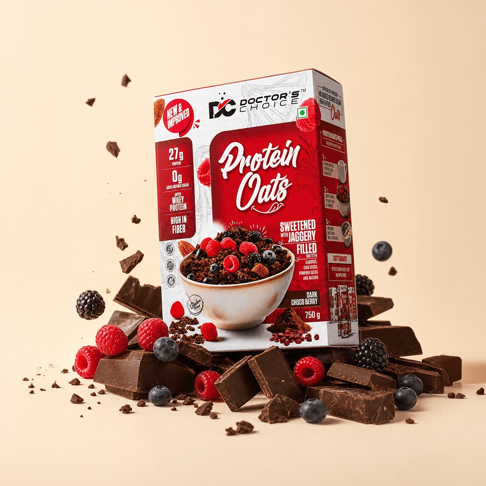 Doctor's Choice High Protein Oats - Dark Choco Berry