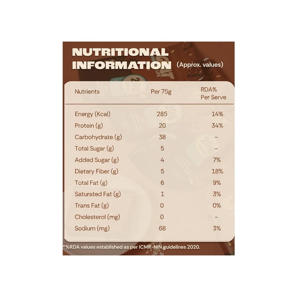 GOAT Life High Protein Overnight Instant Oats Brownie Fudge
