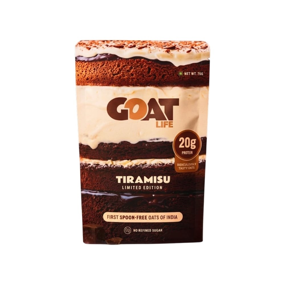 GOAT Life Tiramisu High Protein Overnight / Instant Oats