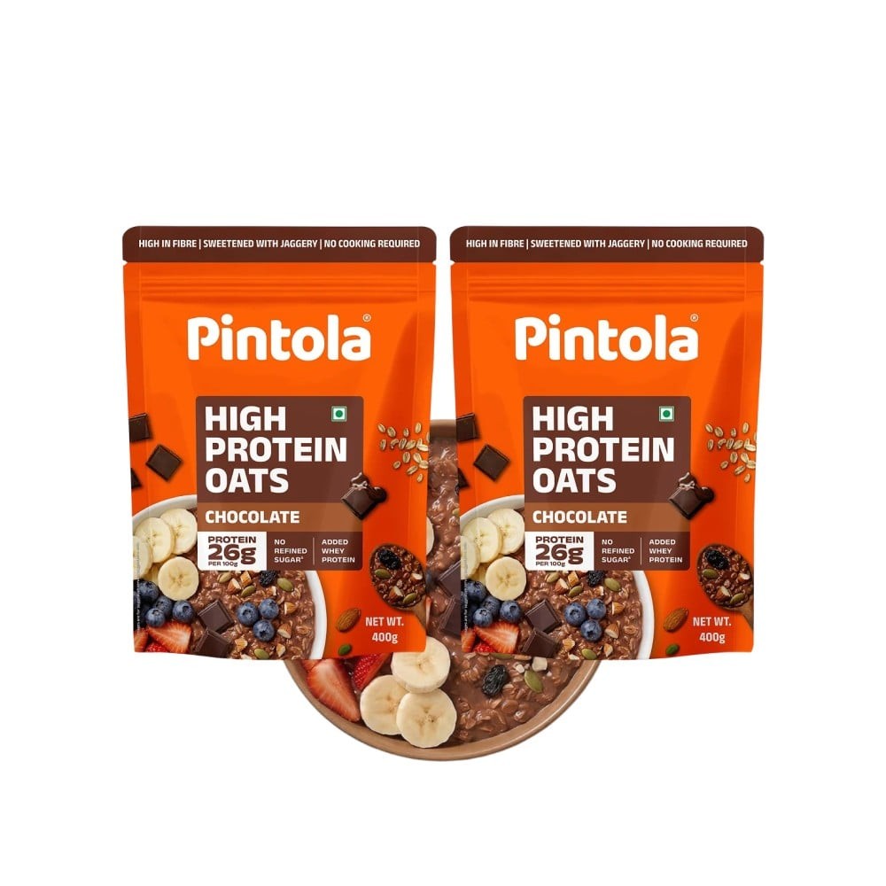 Pintola High Protein Oats (Chocolate) - Pack of 2