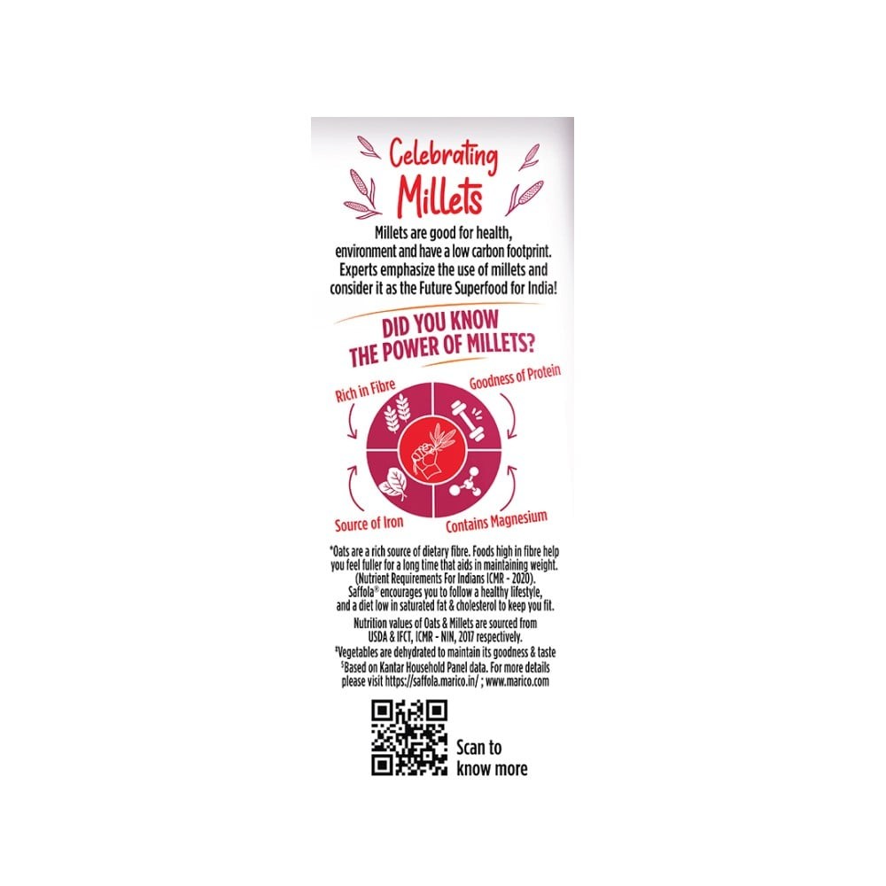 Saffola Masala Instant Oats Veggie Twist