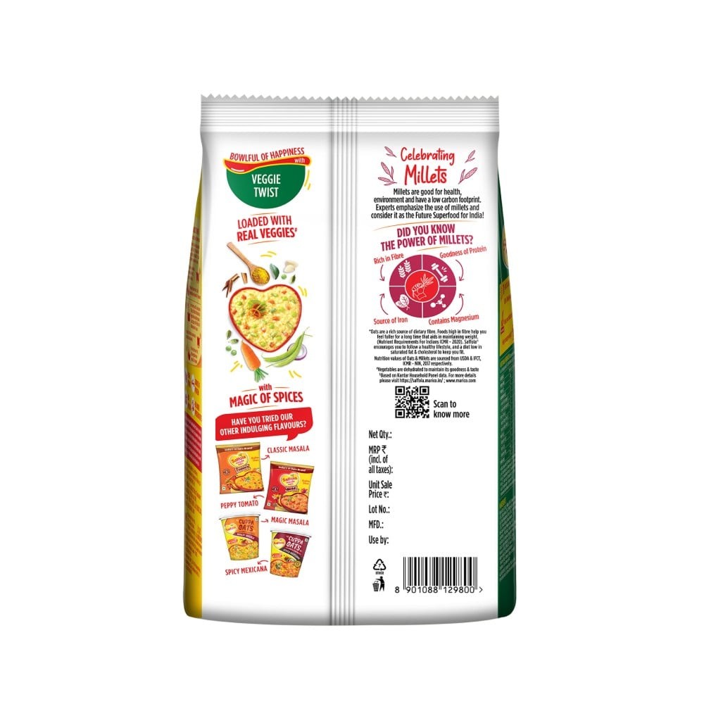 Saffola Masala Veggie Twist Oats