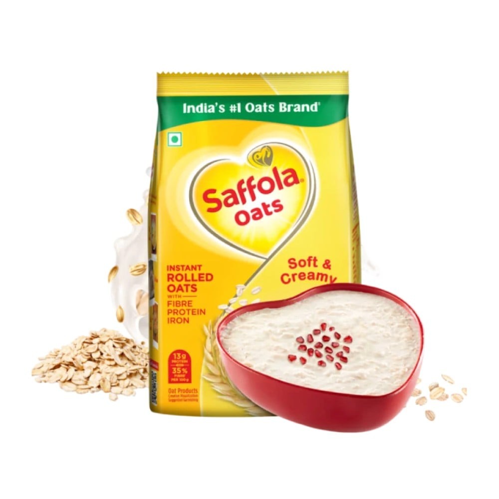 Saffola Oats Soft & Creamy Instant Rolled Oats