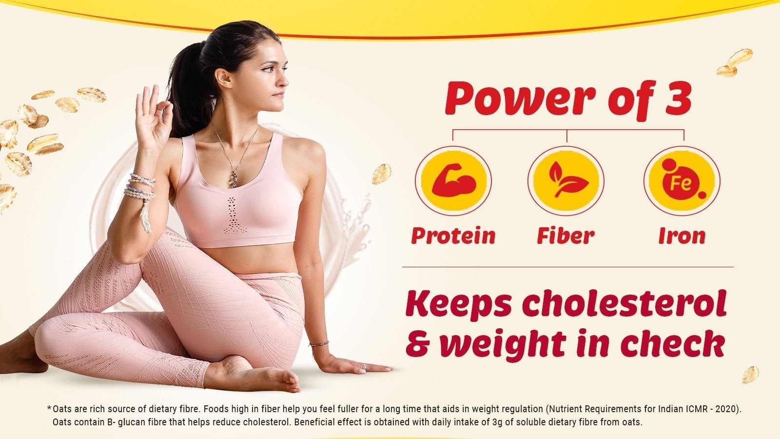 Saffola Oats Soft & Creamy Instant Rolled Oats