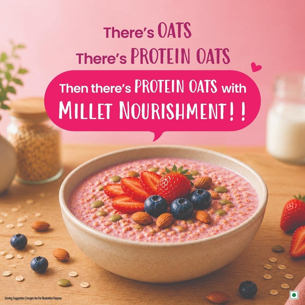 Tata Soulfull No Cook Millet Hi Protein Oats Berry Chia
