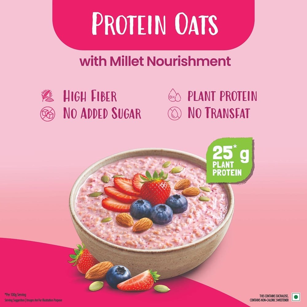 Tata Soulfull No Cook Millet Hi Protein Oats Berry Chia