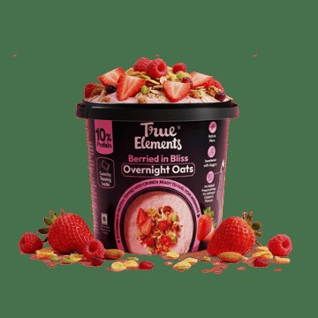 True Elements Berried in Bliss Overnight Oats