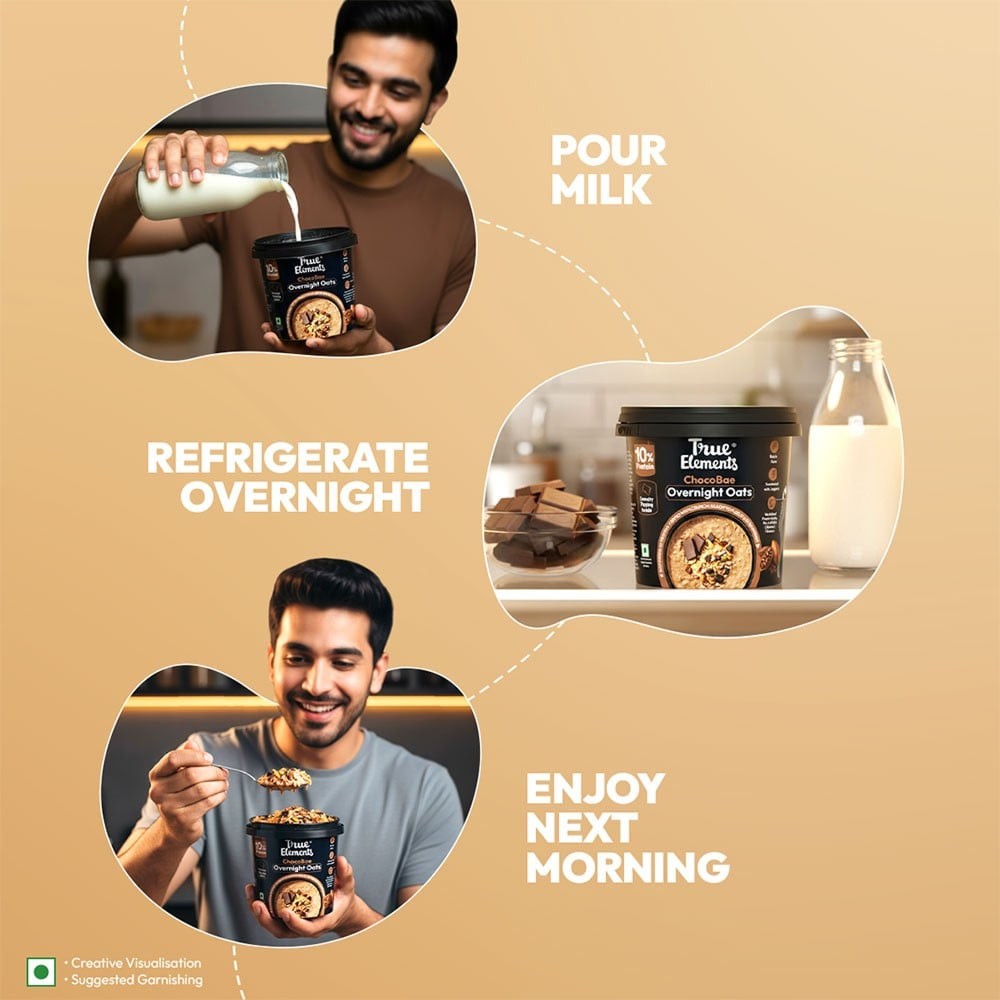 True Elements ChocoBae Overnight Oats
