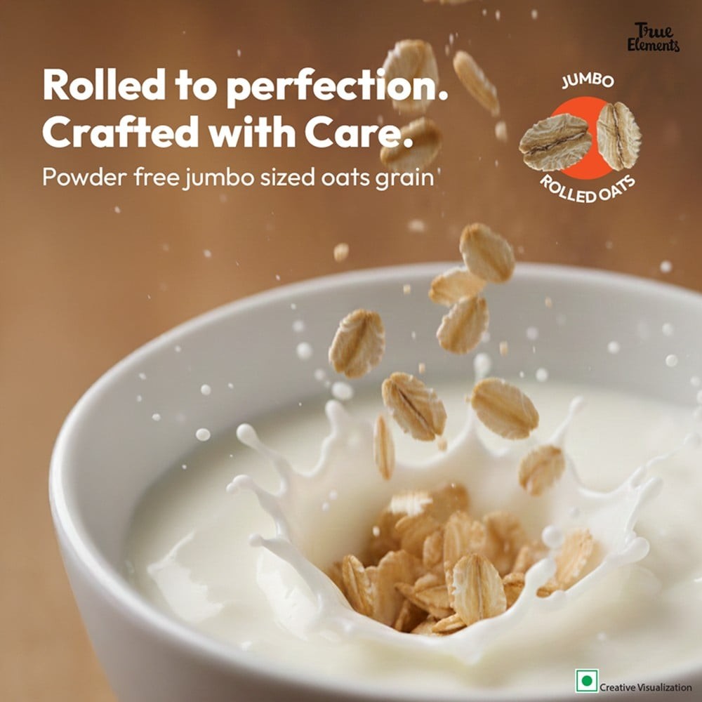 True Elements Wholegrain Rolled Oats