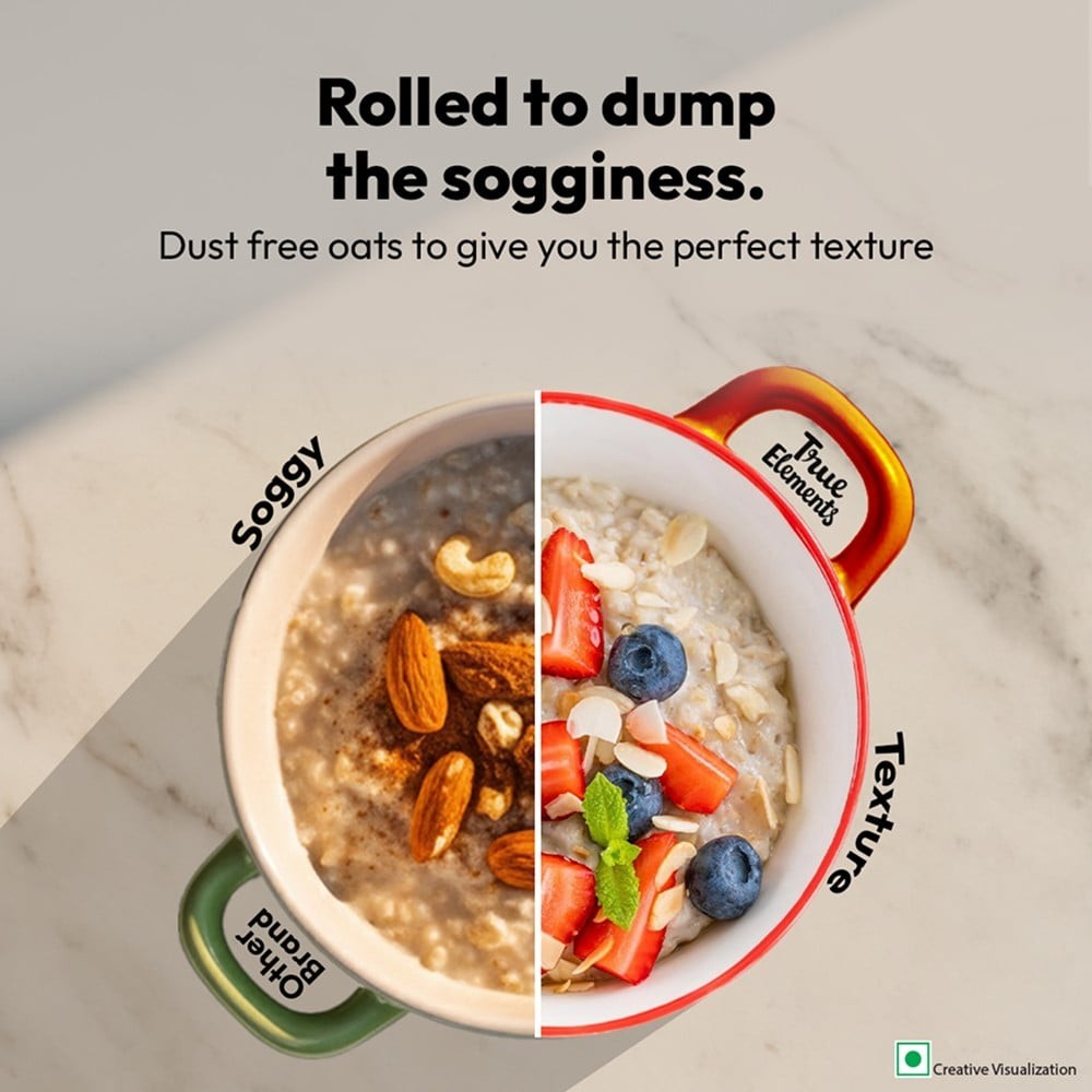 True Elements Wholegrain Rolled Oats