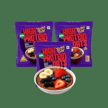 Yoga Bar 26% High Protein Instant Oats (Dark Chocolate)