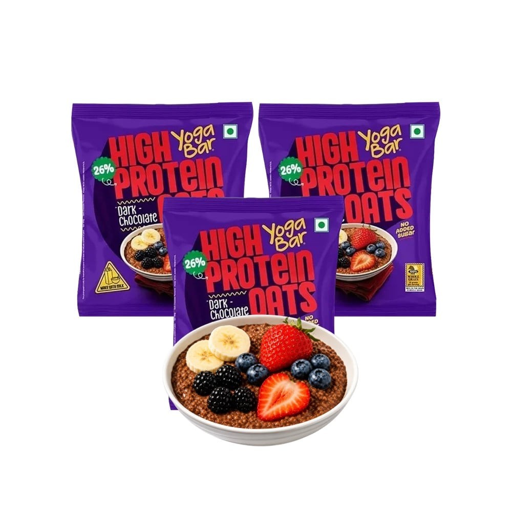 Yoga Bar 26% High Protein Instant Oats (Dark Chocolate)