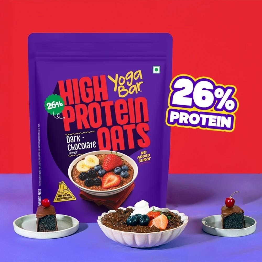 Yoga Bar 26g High Protein Oats (Dark Chocolate)
