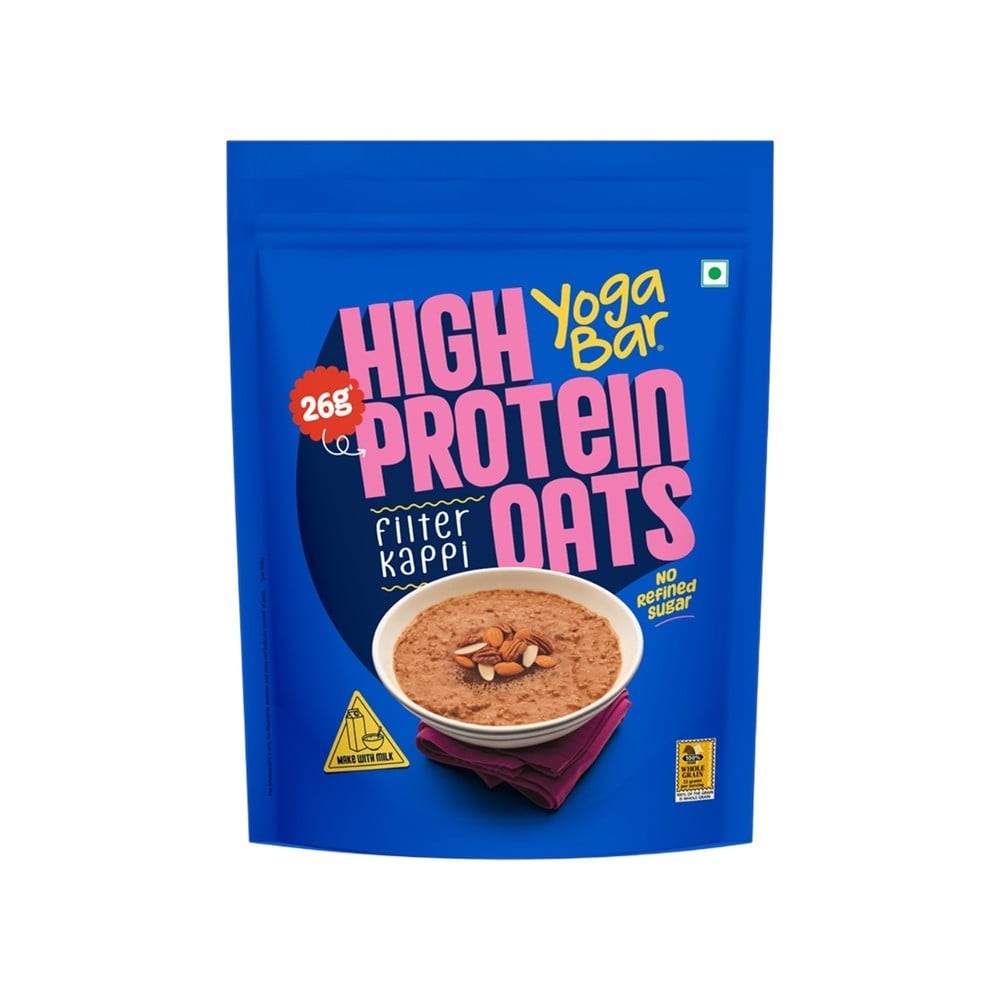 Yoga Bar Protein Oats - Filter Kappi - Pack of 2
