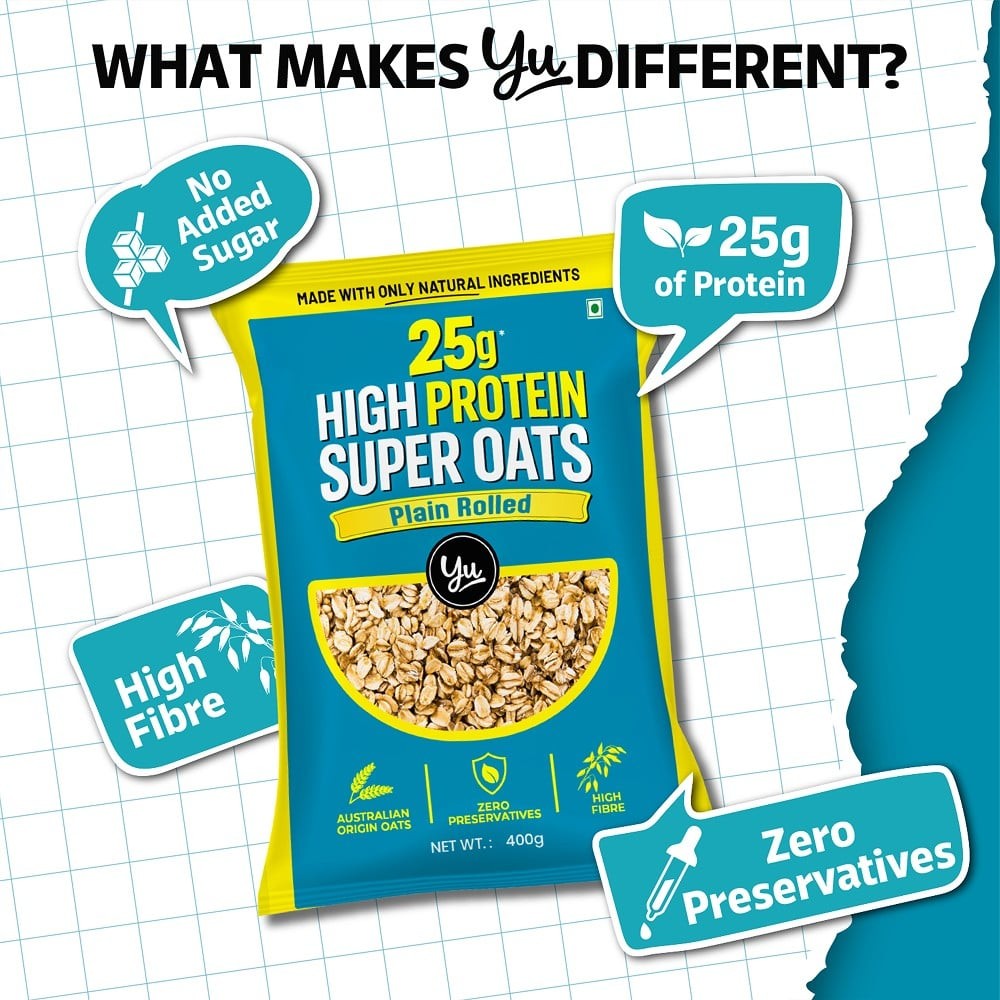 Yu High Protein Super Rolled Oats