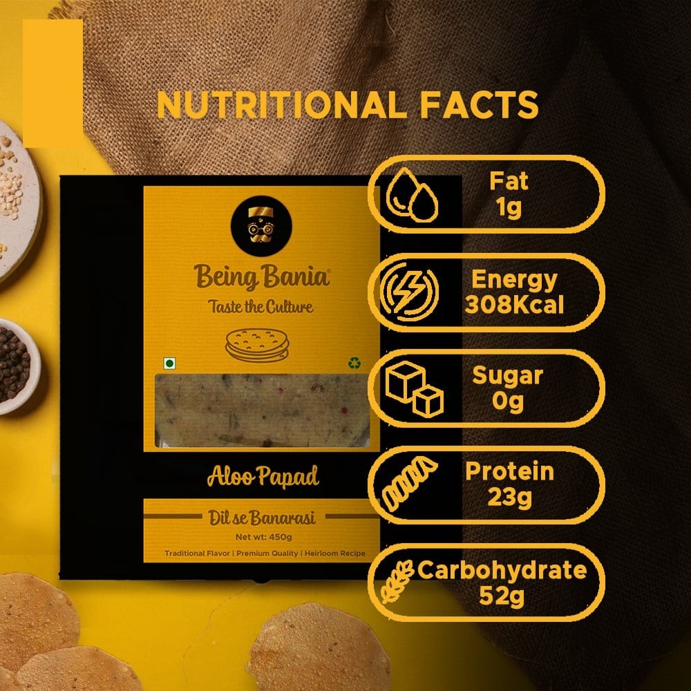 Being Bania Handmade & Sundried Potato Papad