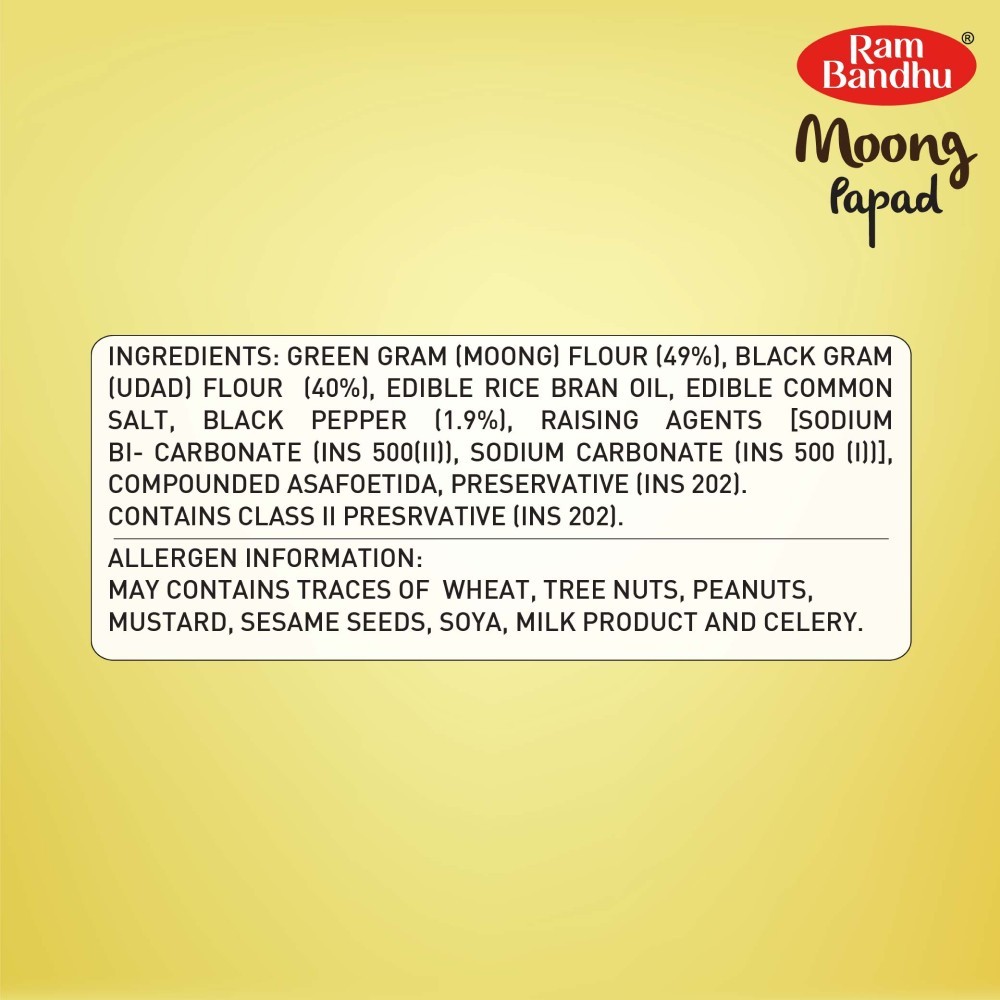 Ram Bandhu Moong Papad