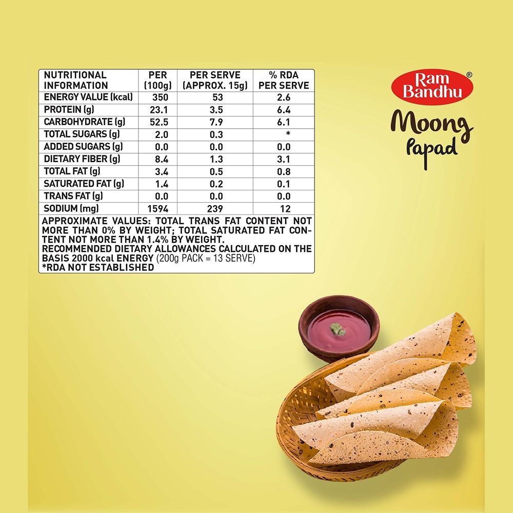 Ram Bandhu Moong Papad