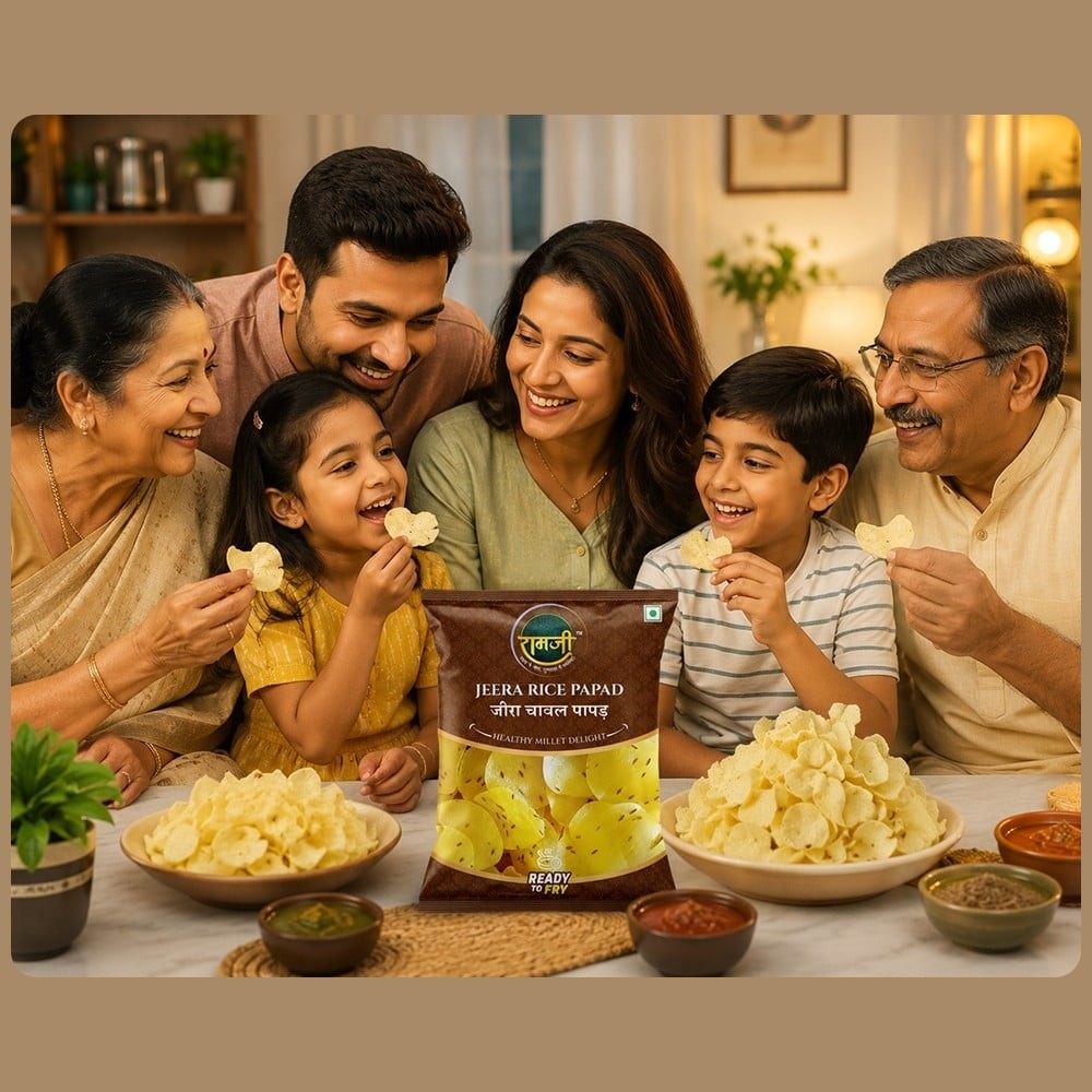 Ramji Jeera Rice Papad