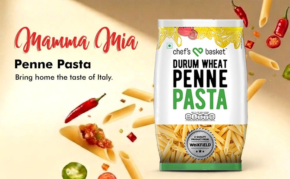 Chef's Basket Durum Wheat Semolina Penne Pasta