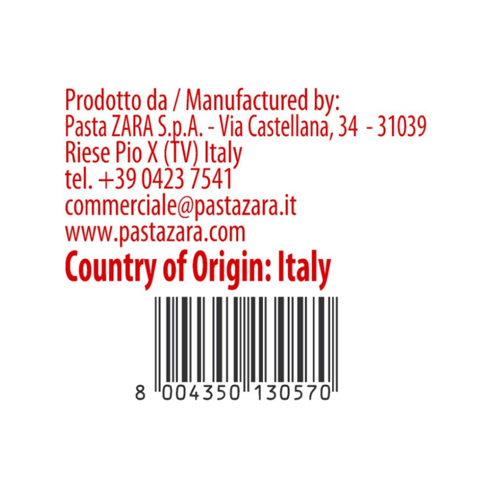 pastaZara Durum Wheat Semolina Fusilli Pasta