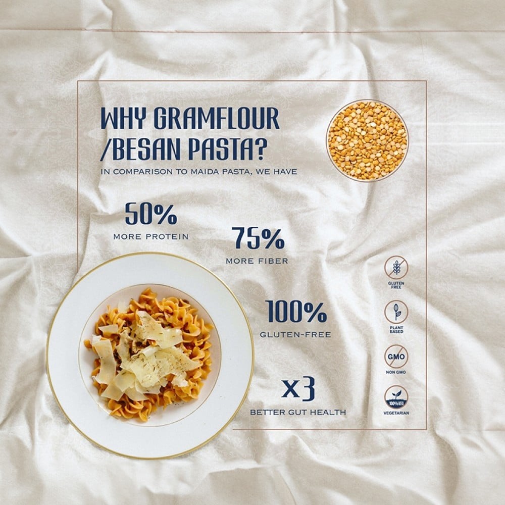 Smart Grain Besan Fusilli Pasta