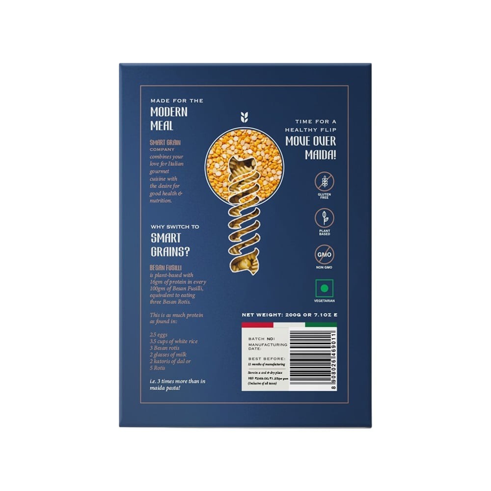 Smart Grain Besan Fusilli Pasta