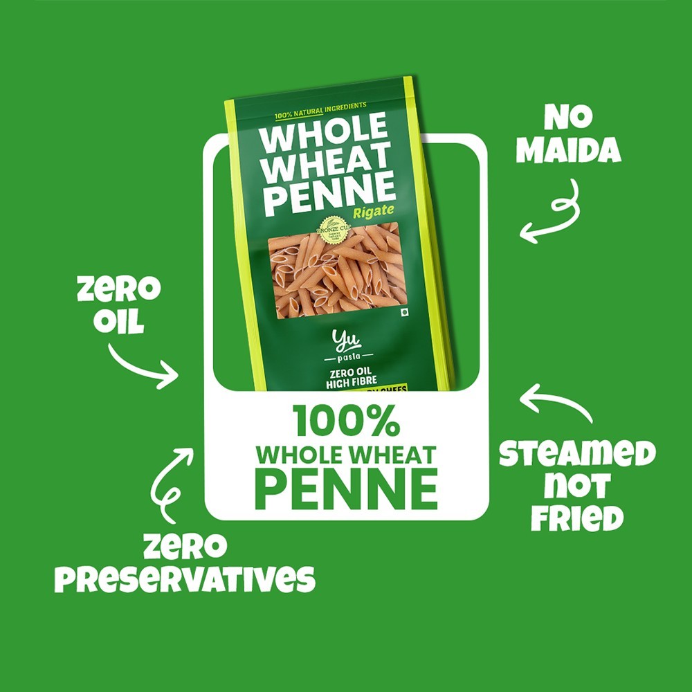 Yu 100% Whole Wheat Penne Pasta