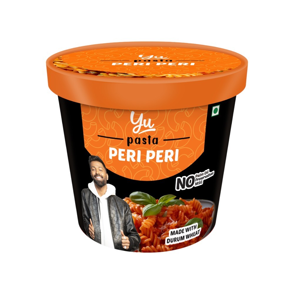 Yu Peri Peri Instant Pasta Cup + Yu Three Cheese Instant Pasta Cup Combo