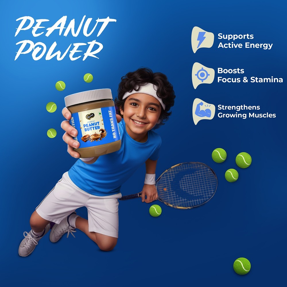Agranik High Protein Crunchy Peanut Butter