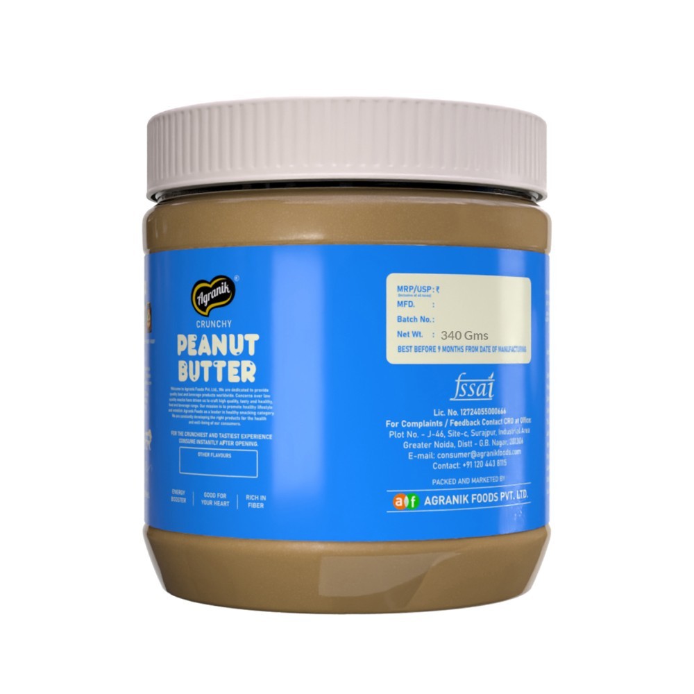 Agranik High Protein Crunchy Peanut Butter