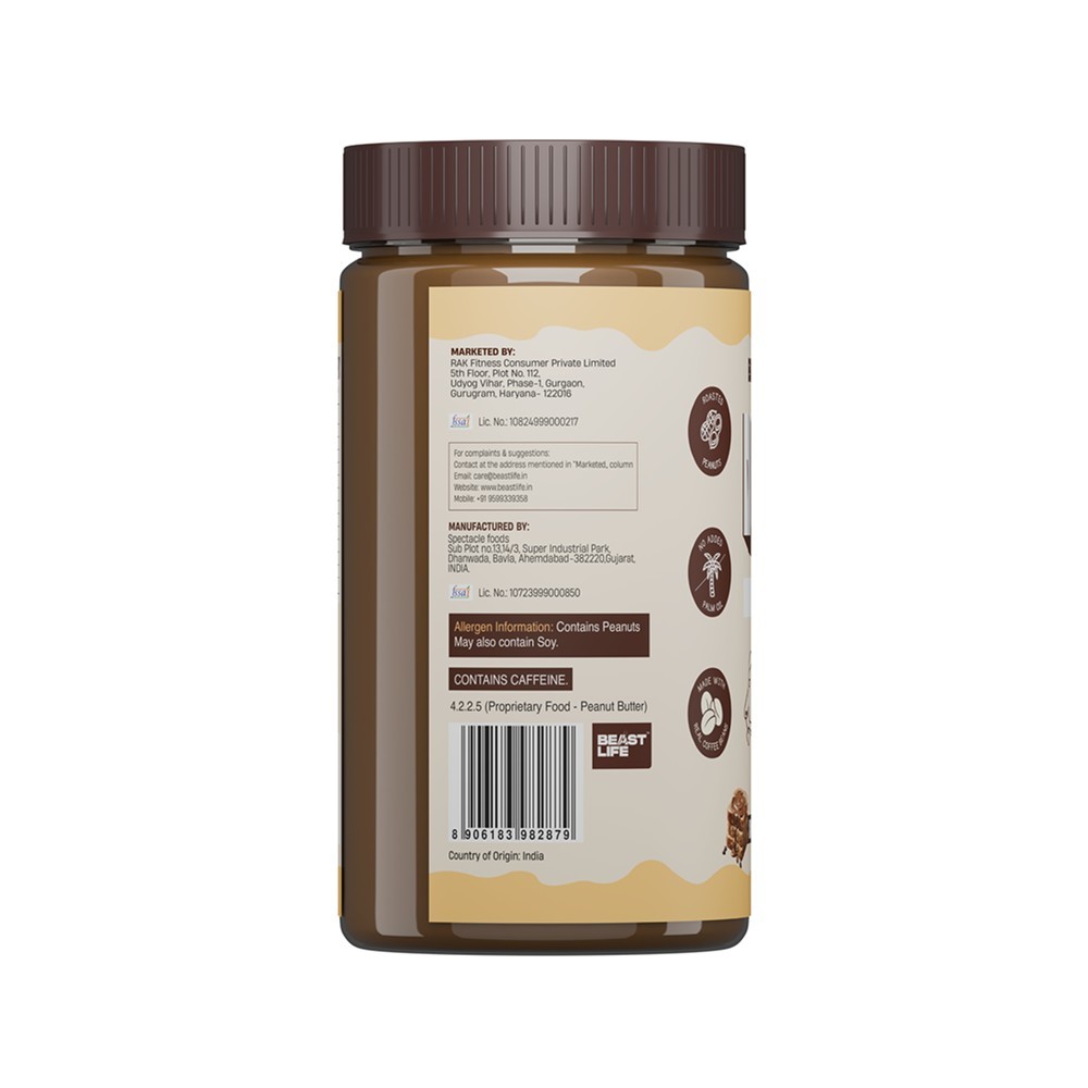 BeastLife Crunchy Coffee Peanut Butter