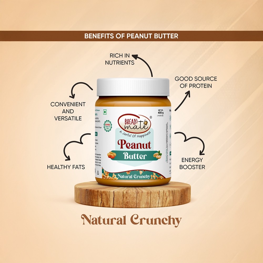 Bread'sMate Natural Crunchy Peanut Butter