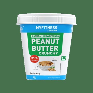 MyFitness All Natural Peanut Butter Crunchy Spread (Unsweetened)