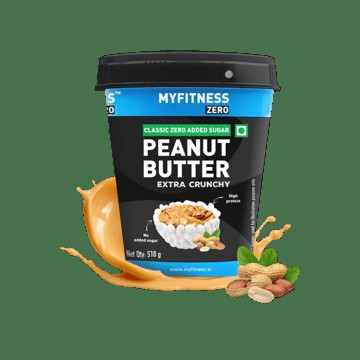 MyFitness Zero Added Sugar Crunchy Peanut Butter