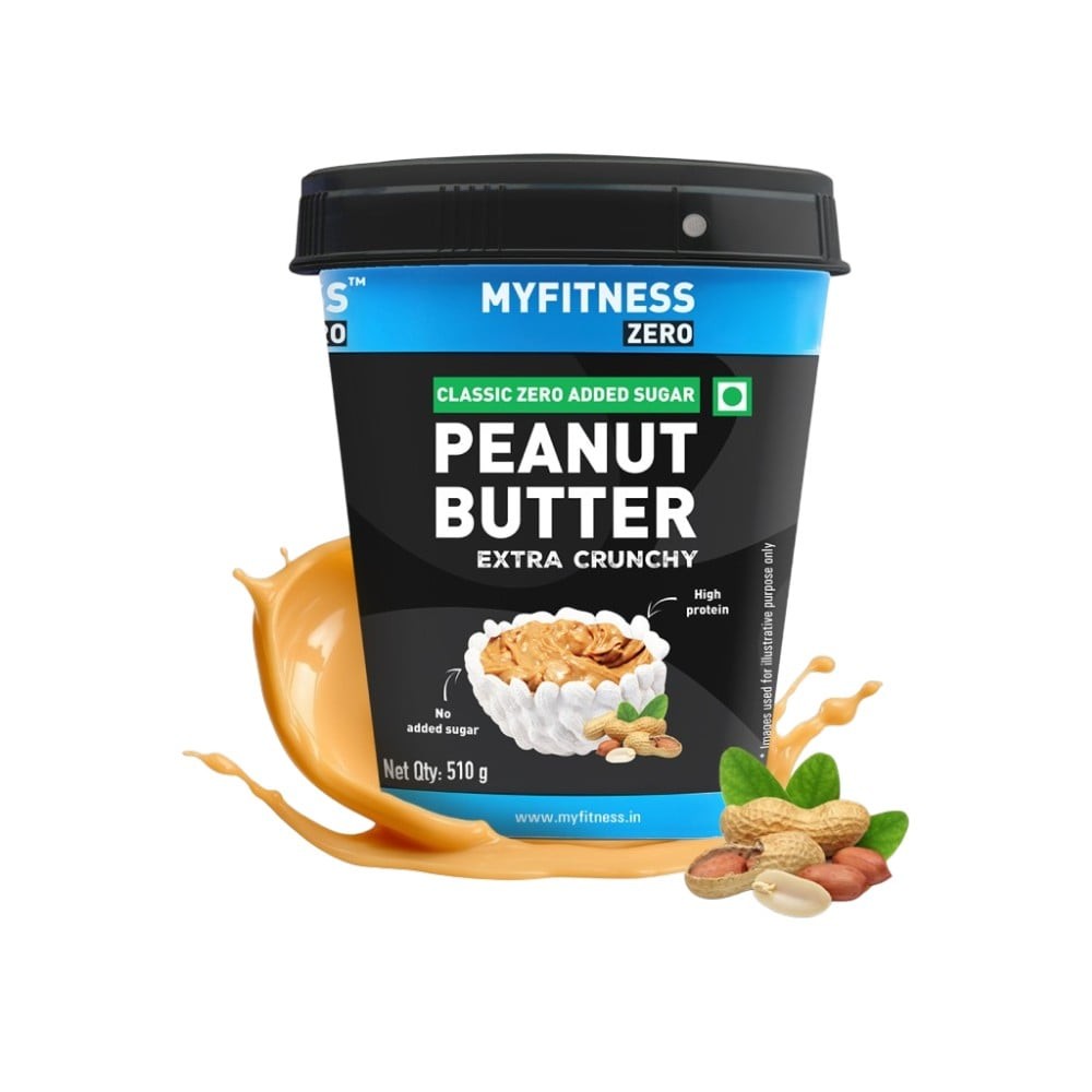 MyFitness Zero Added Sugar Crunchy Peanut Butter