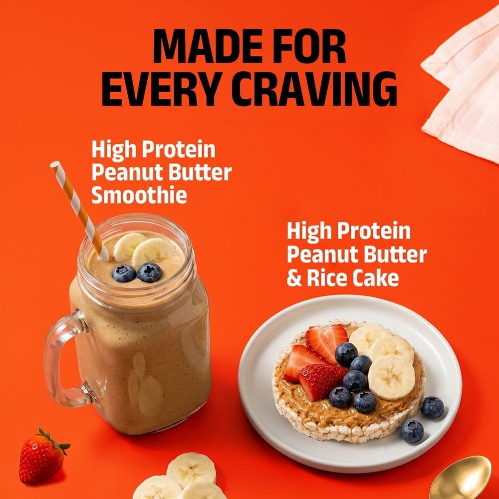 Pintola High Protein Organic Jaggery Crunchy Peanut Butter
